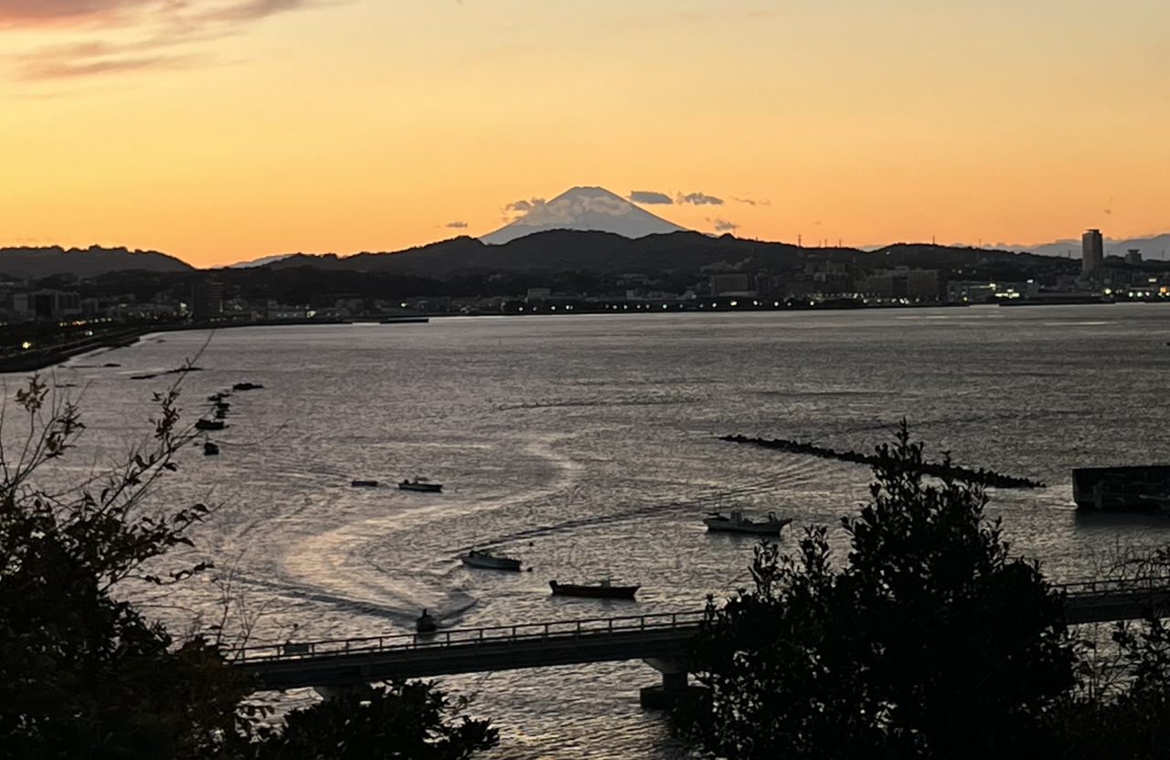 ライターお薦め！地元・富士山絶景POINT【走水海岸】（2024年1月12日号横須賀・三浦・湘南版）